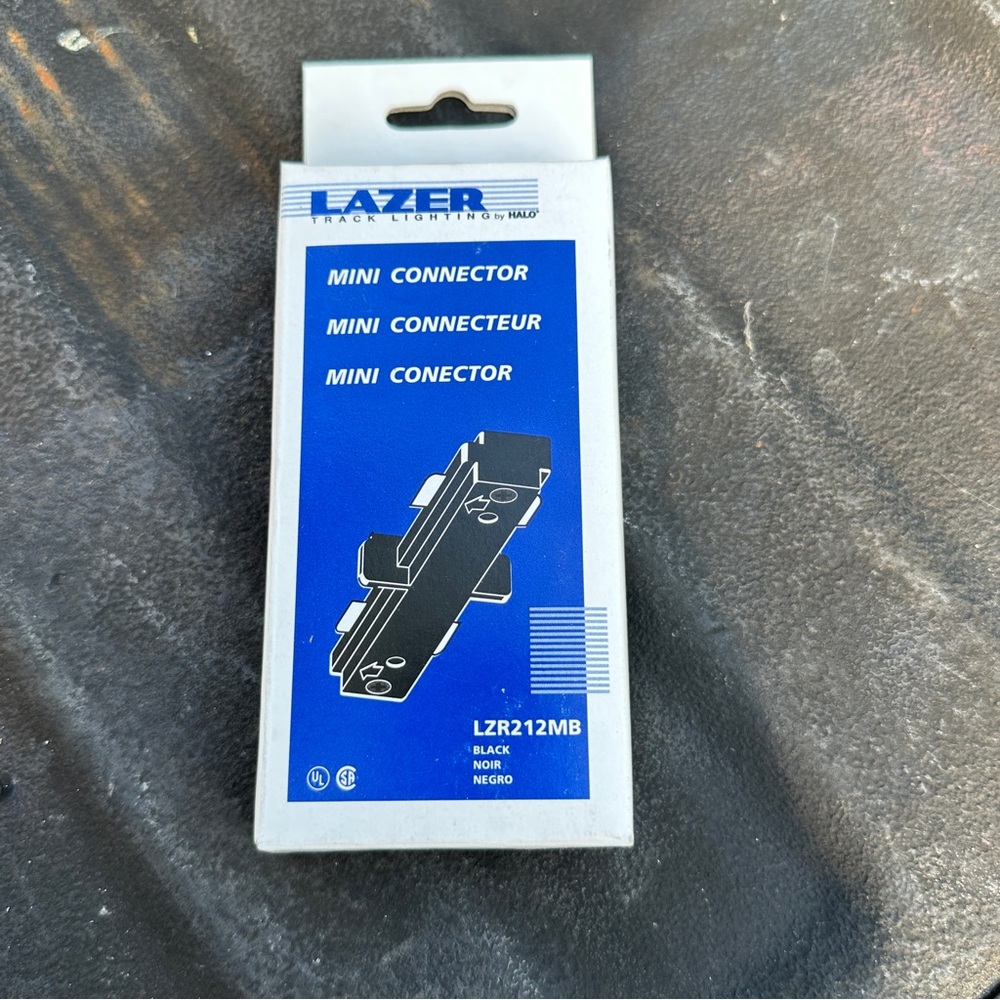LZR212MB‎ Mini Connector Black Lazer Lighting Made By Halo Set Of 3